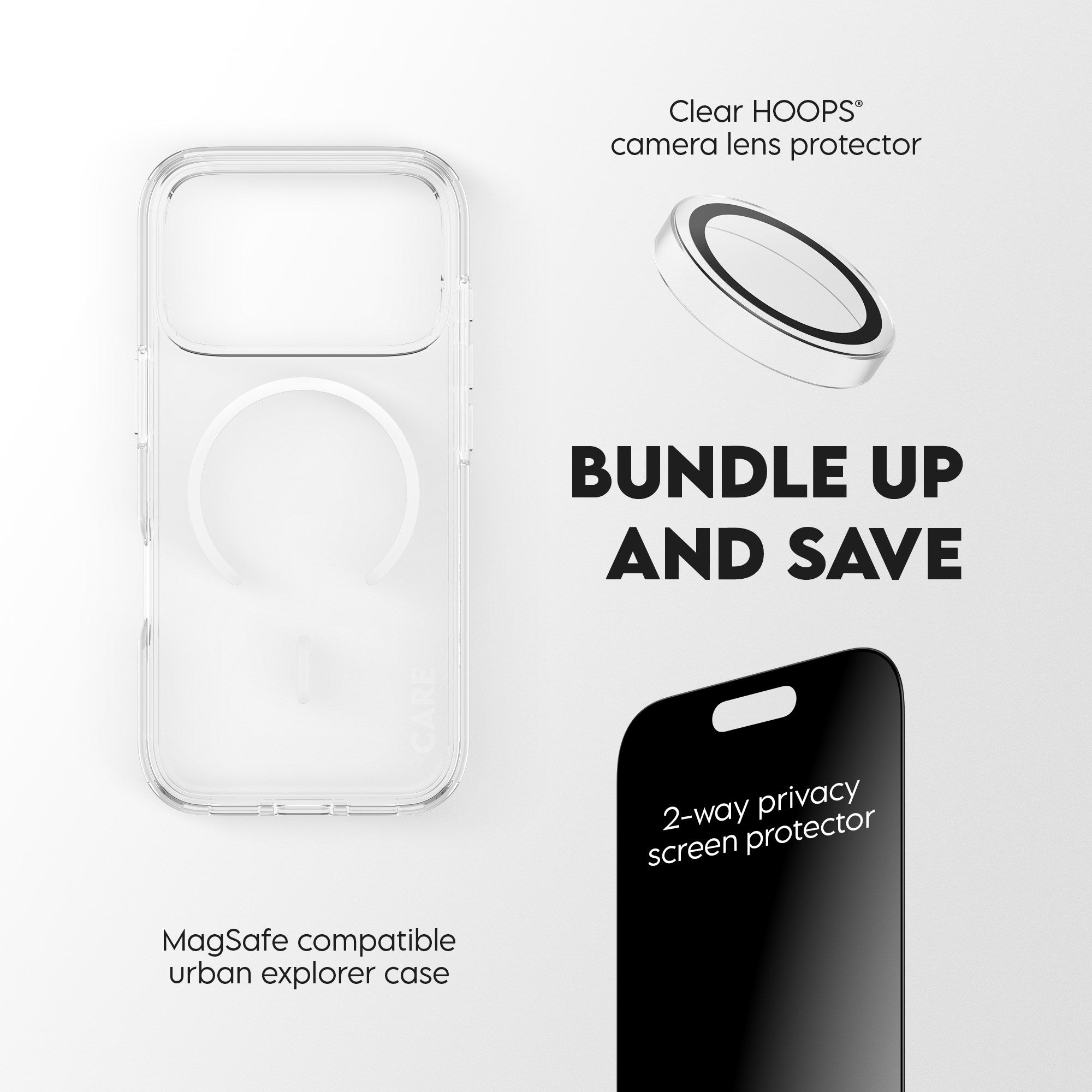 PanzerGlass® | CARE™ by PanzerGlass® 3-in-1 Privacy Bundle iPhone 17 Pro Max